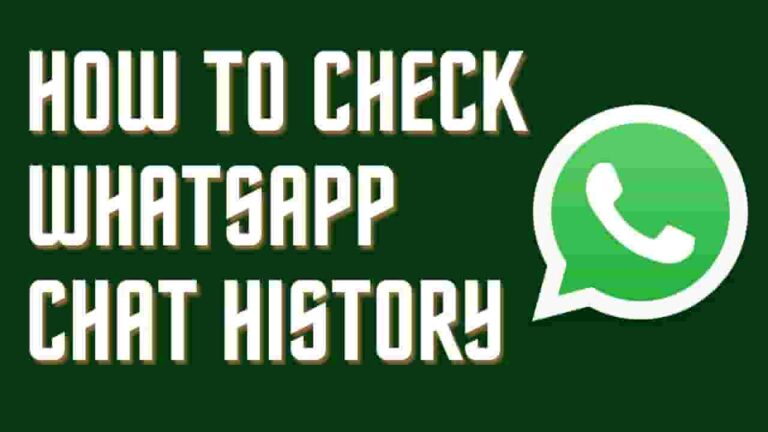 How to Check Whatsapp Chat History